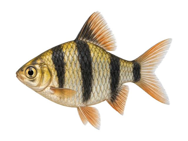 Female Black ruby barb