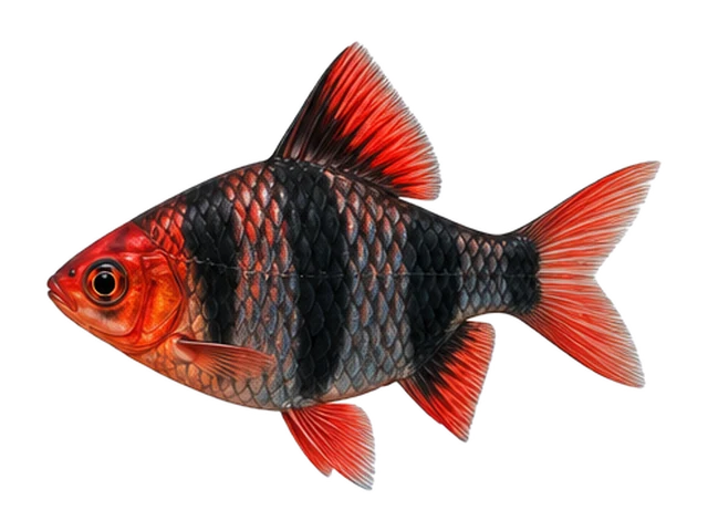 Male Black ruby barb