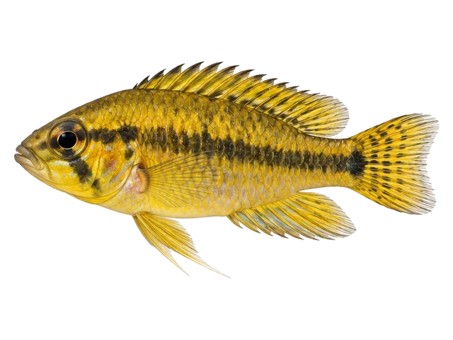 Female Cockatoo dwarf cichlid