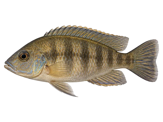 Female Peacock cichlid